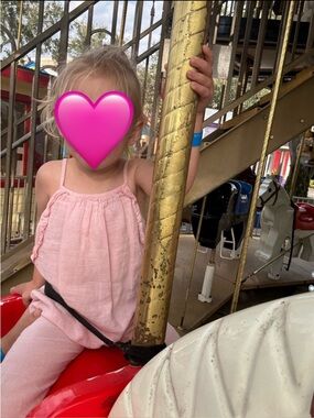 Zara Light Pink Ruffle-Trim Girls' Romper